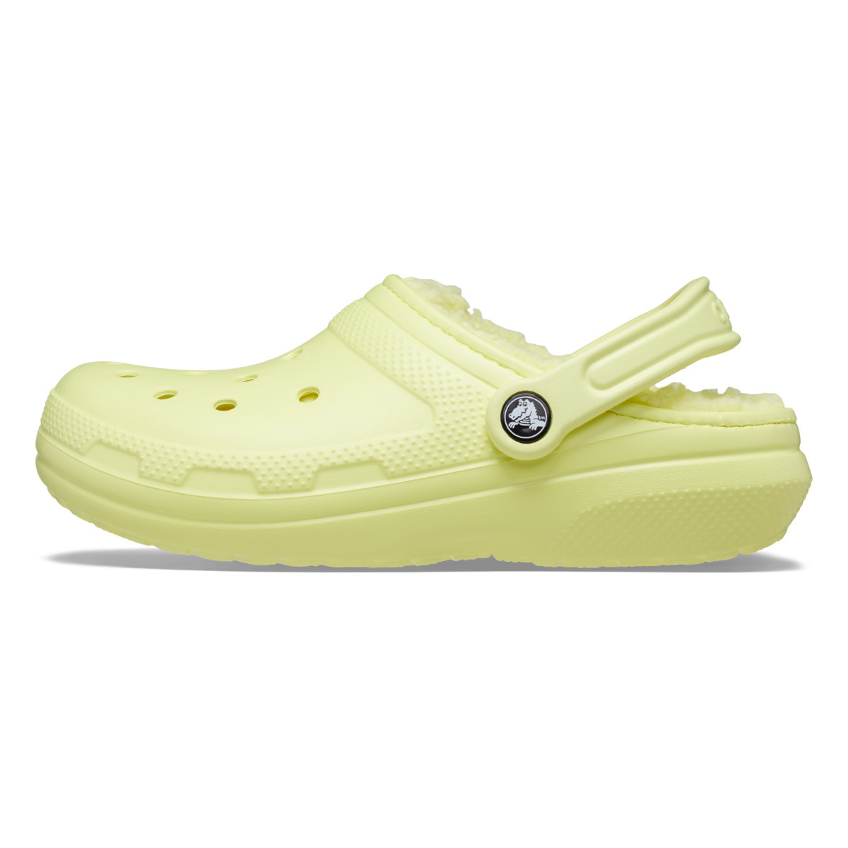 Saboti Crocs Classic Lined Clog Verde - Sulphur - poza 3