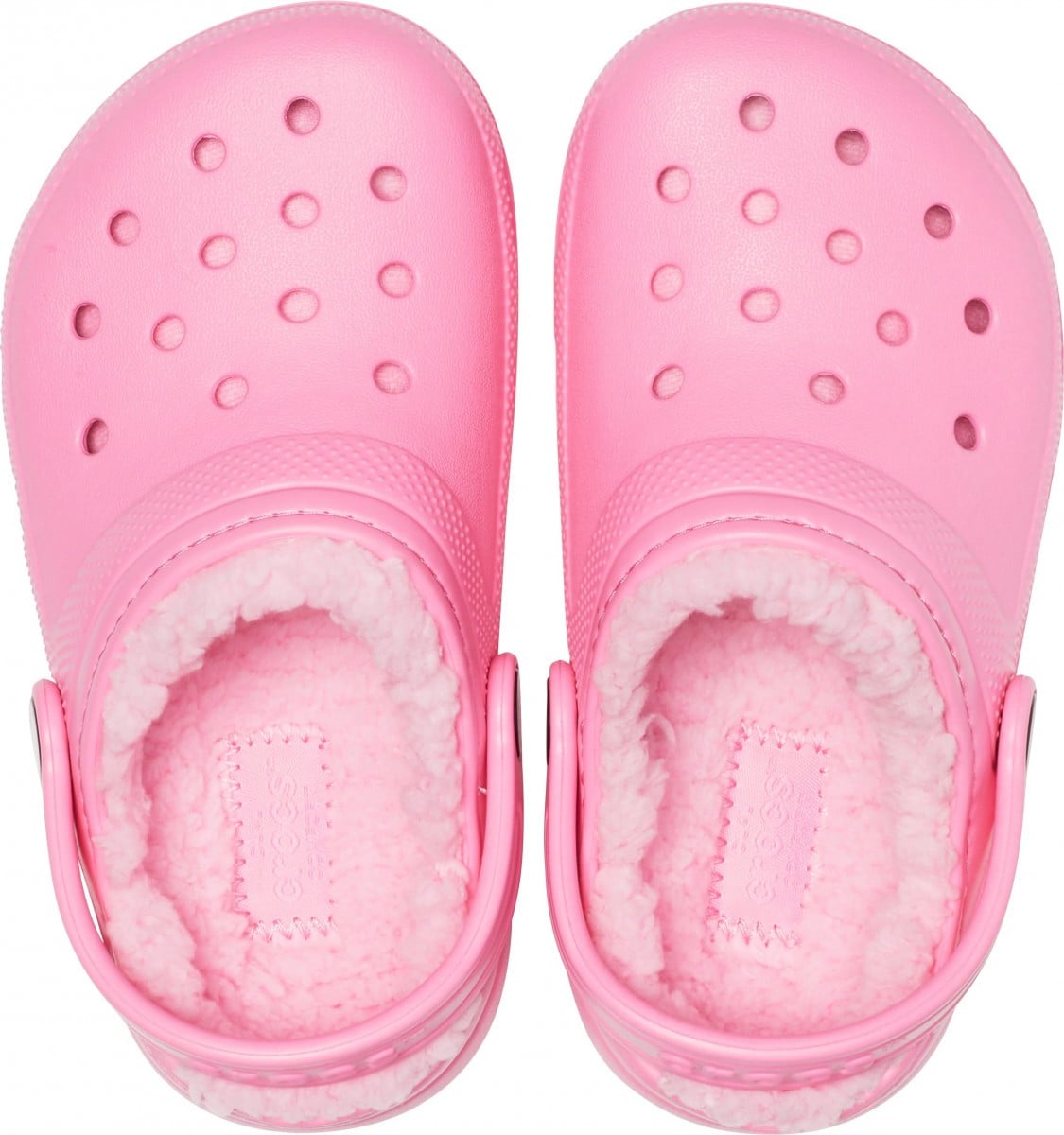 Saboti Crocs Classic Lined Kids Roz - Pink Lemonade - poza 3