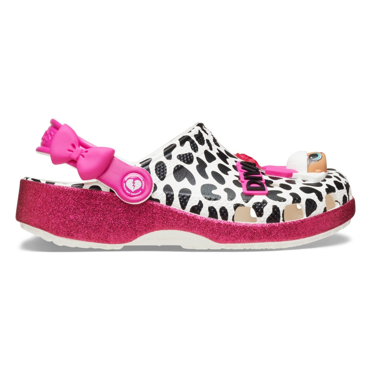 Saboti Crocs Classic LOL Surprise Diva Clog Kids Alb - White - poza 3
