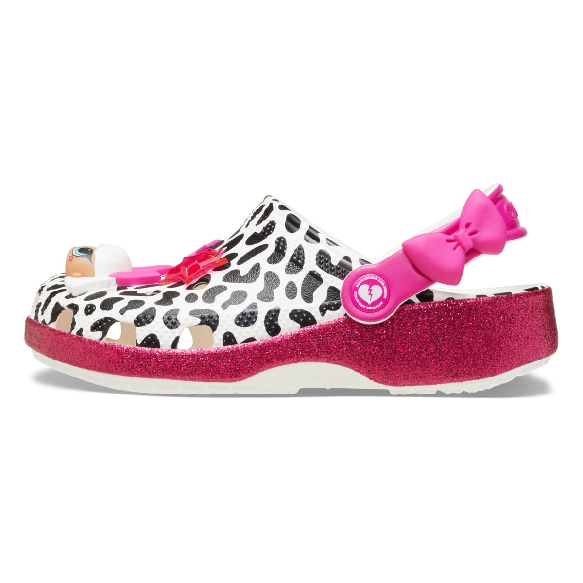 Saboti Crocs Classic LOL Surprise Diva Clog Kids Alb - White - poza 4