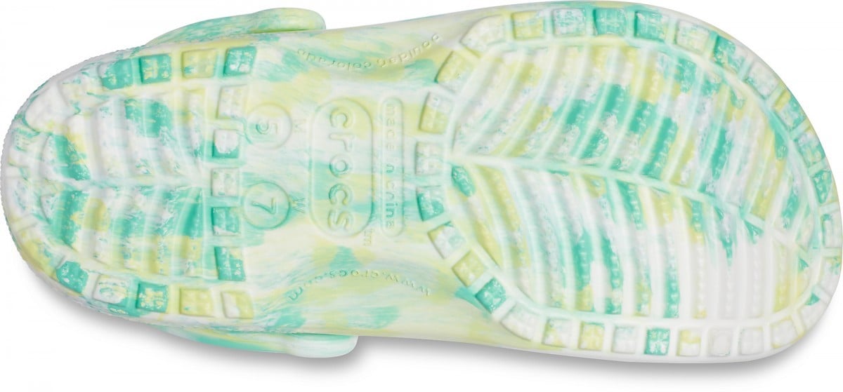 Saboți Crocs Classic Marbled Clog Verde - Pistachio/Multi - poza 4