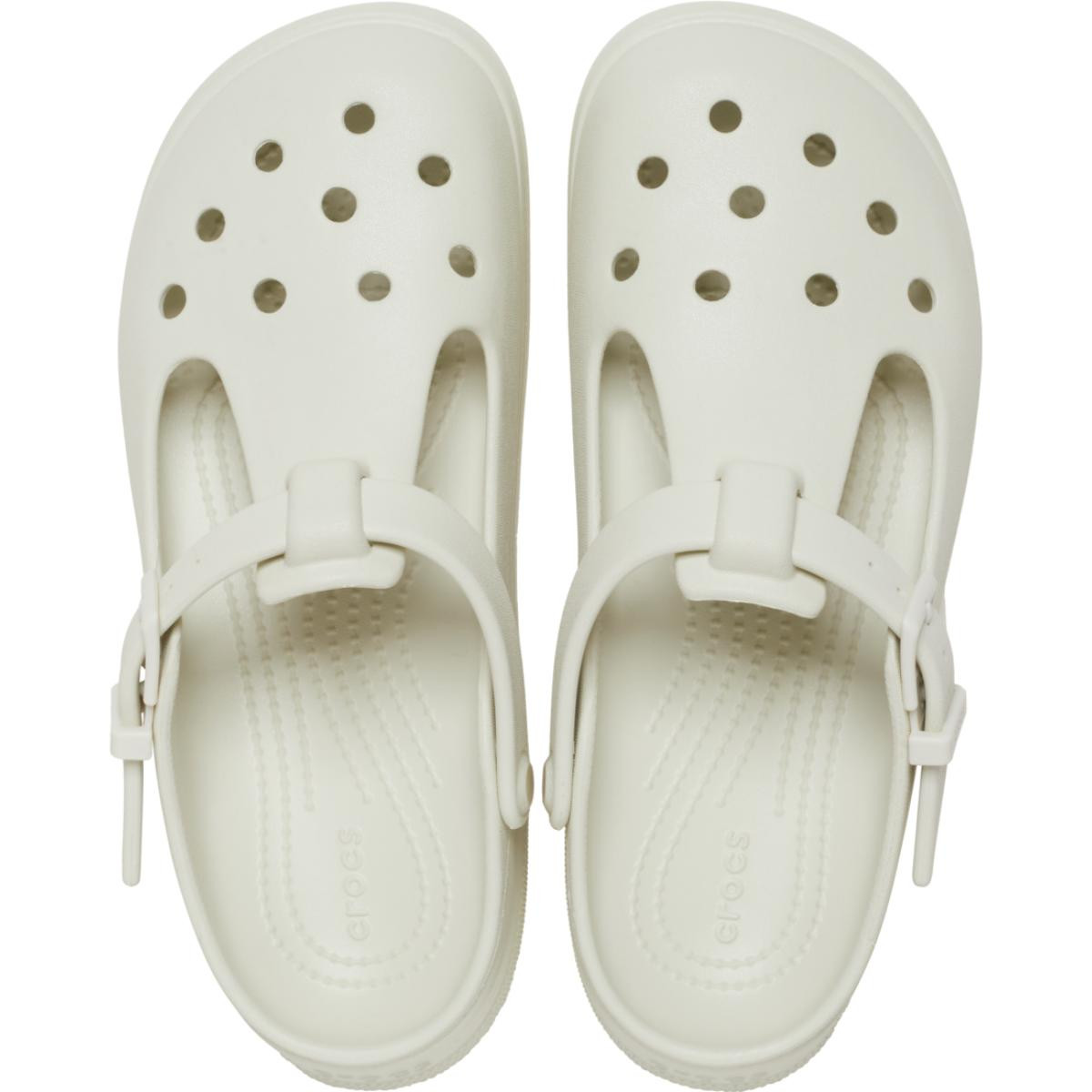 Saboti Crocs Classic Mary Jane Clog Bej - Linen - poza 5
