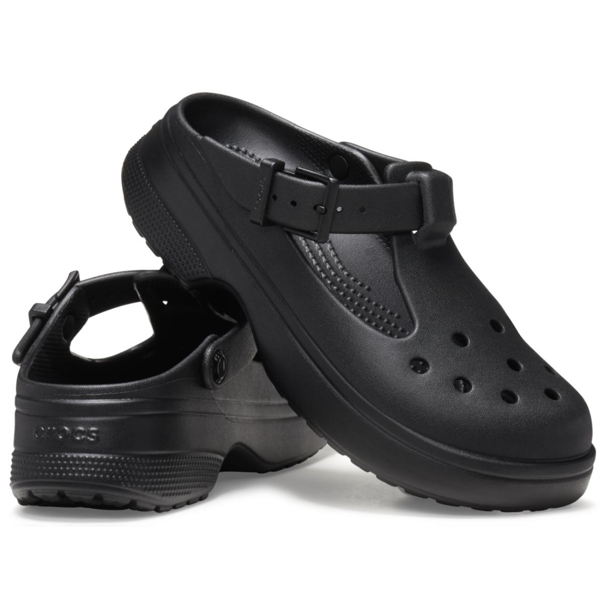 Saboti Crocs Classic Mary Jane Clog Negru - Black - poza 4