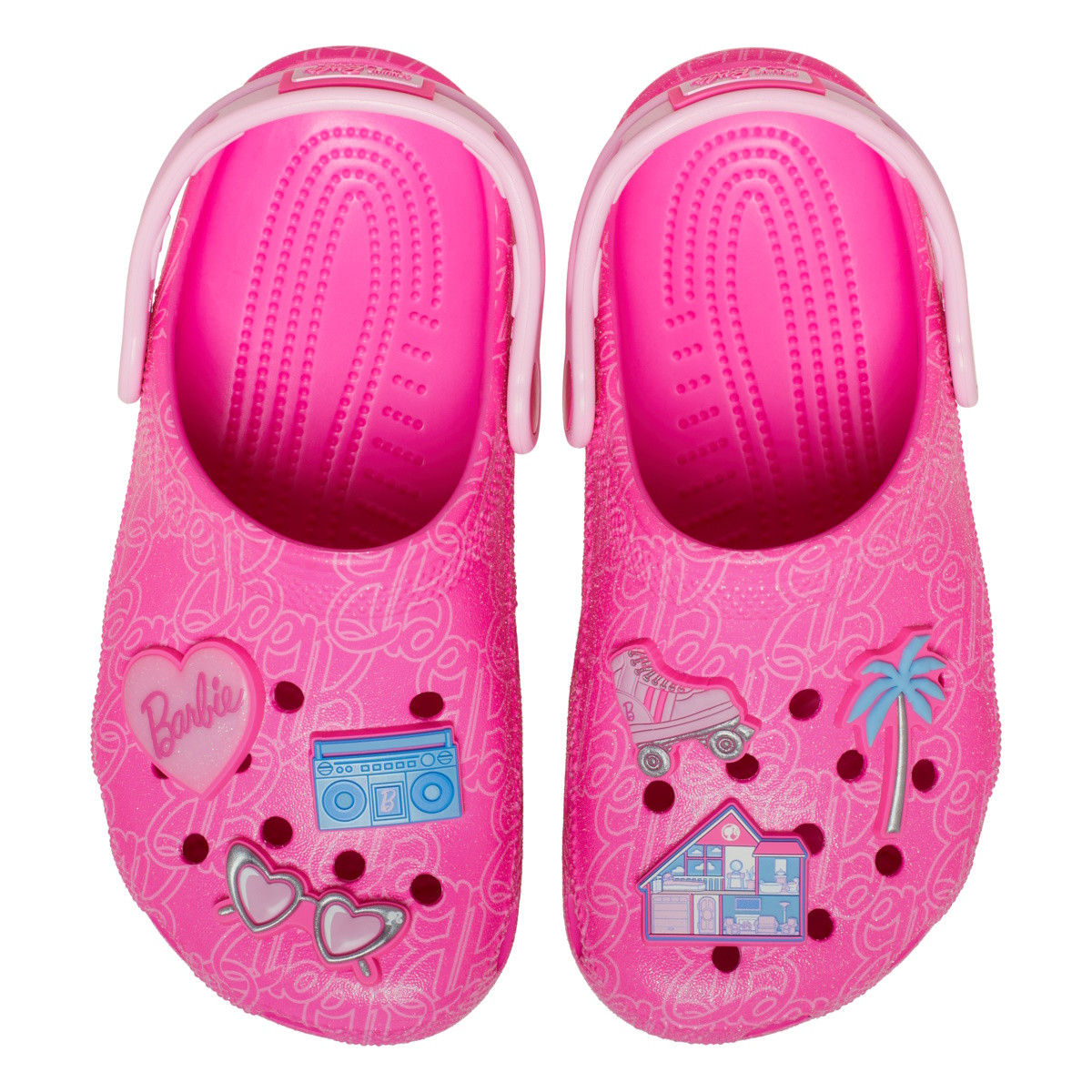 Saboti Crocs Classic Mattel Pink Barbie Kids Multicolor - Multi - poza 1