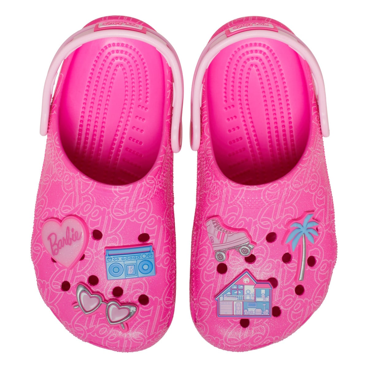 Saboti Crocs Classic Mattel Pink Barbie Kids Multicolor - Multi - poza 1