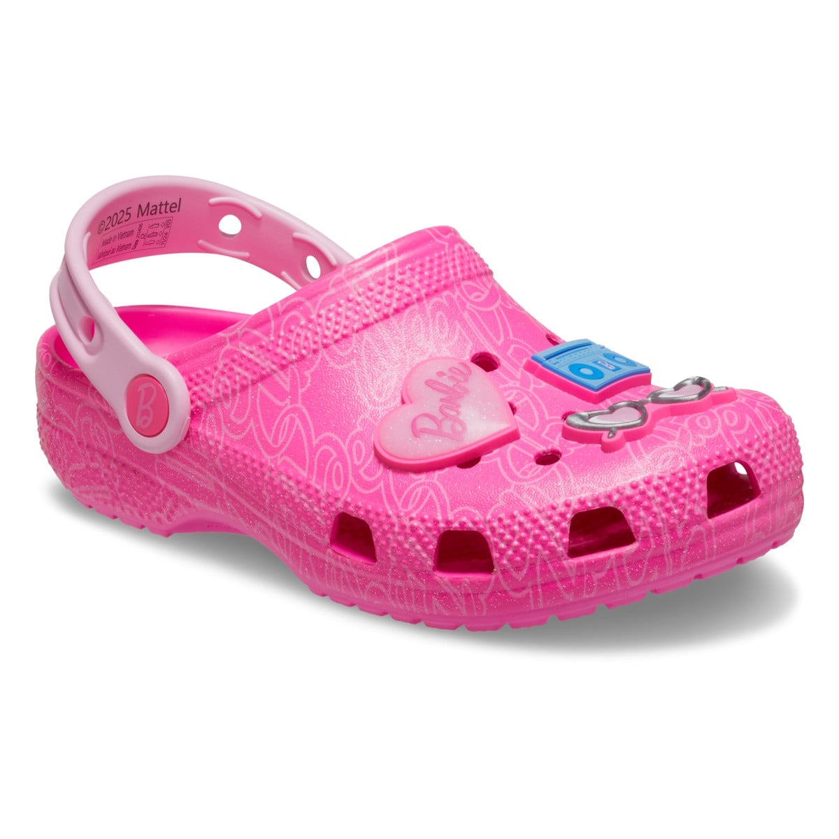 Saboti Crocs Classic Mattel Pink Barbie Kids Multicolor - Multi - poza 2