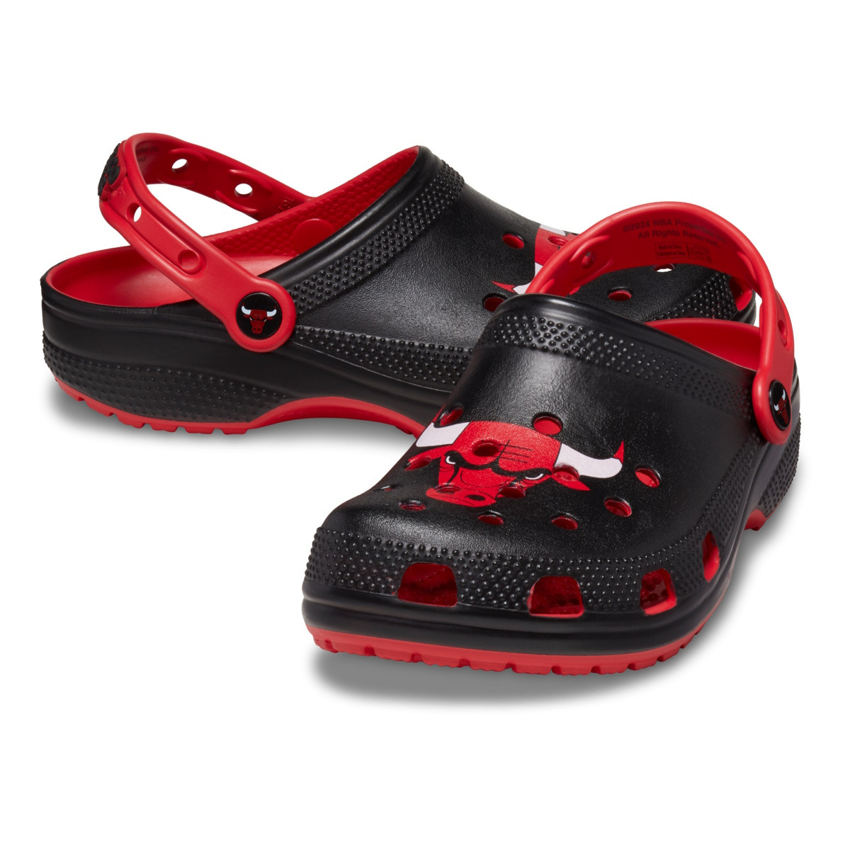 Saboti Crocs Classic NBA Chicago Bulls Clog Rosu - Varsity Red - poza 5