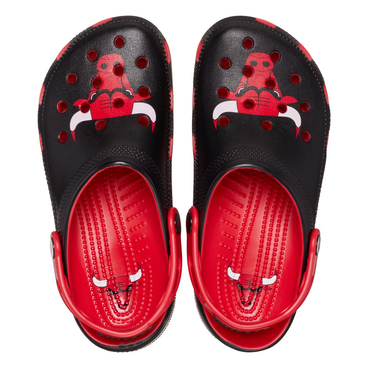 Saboti Crocs Classic NBA Chicago Bulls Clog Rosu - Varsity Red - poza 1