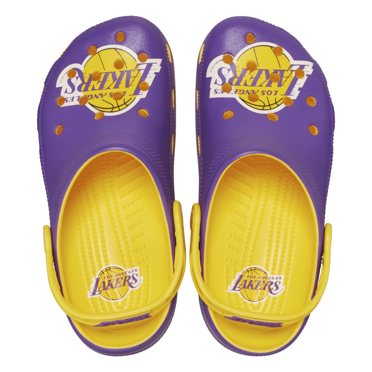 Saboti Crocs Classic NBA Los Angeles Lakers Clog Galben - Sunflower - poza 1