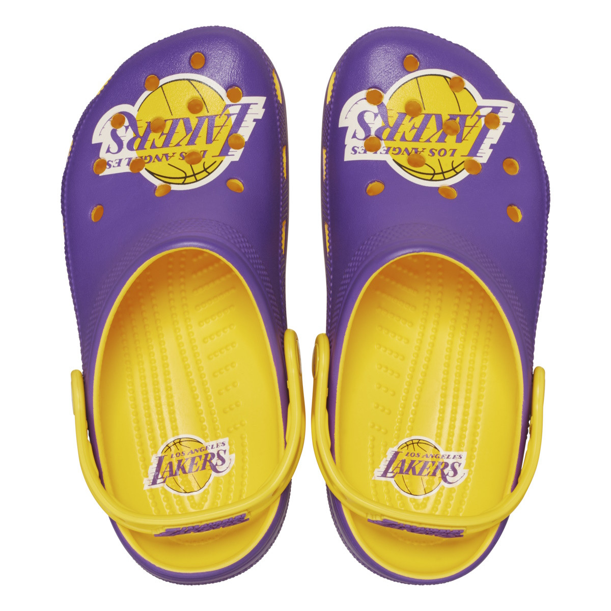 Saboti Crocs Classic NBA Los Angeles Lakers Clog Galben - Sunflower - poza 1