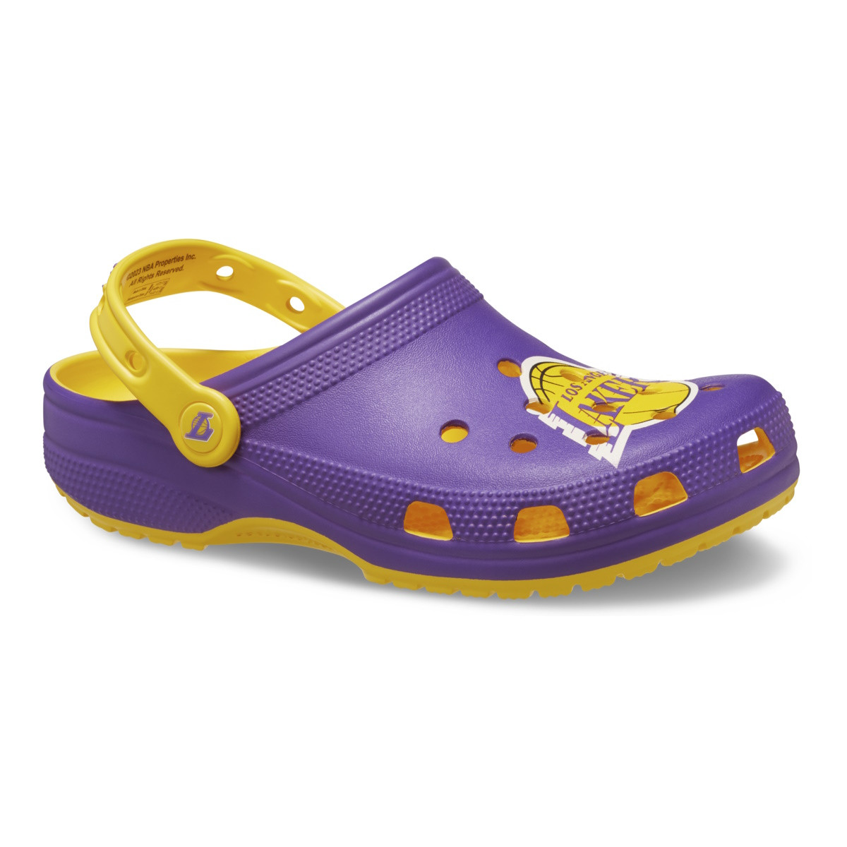 Saboti Crocs Classic NBA Los Angeles Lakers Clog Galben - Sunflower - poza 2
