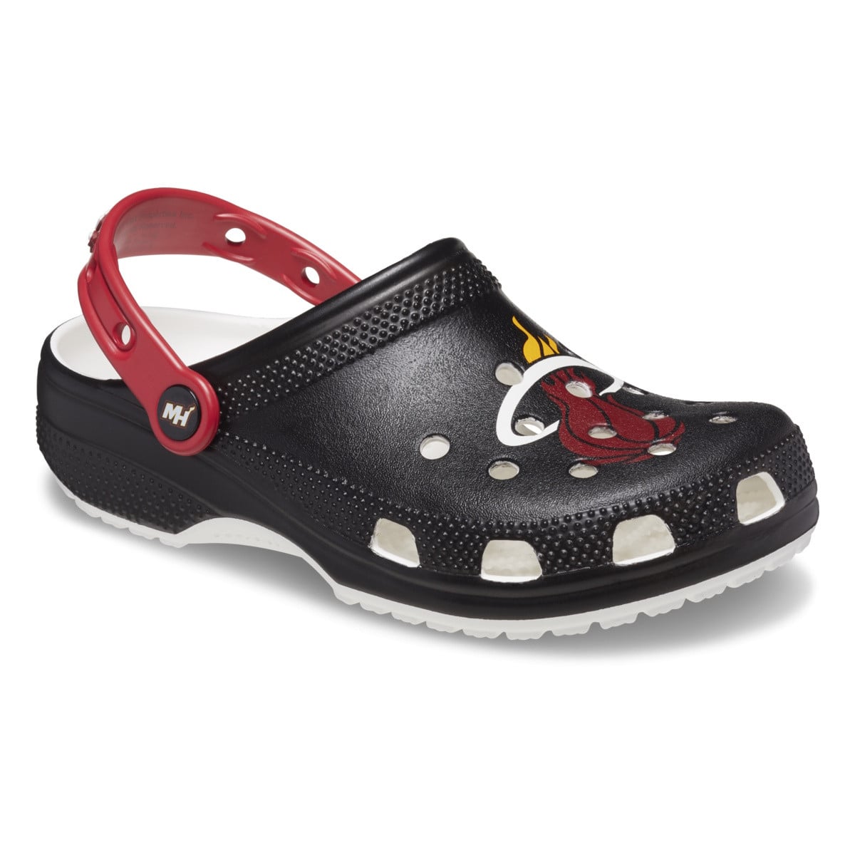 Saboti Crocs Classic NBA Miami Heat Clog Negru - Black - poza 2