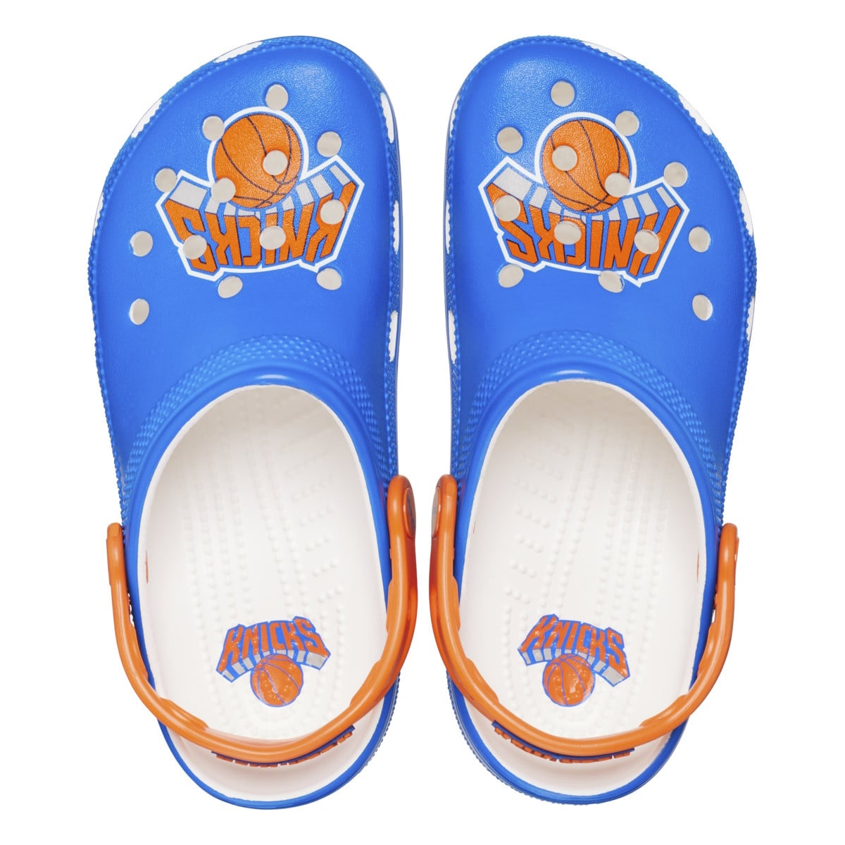 Saboti Crocs Classic NBA New York Knicks Clog Alb - White - poza 1