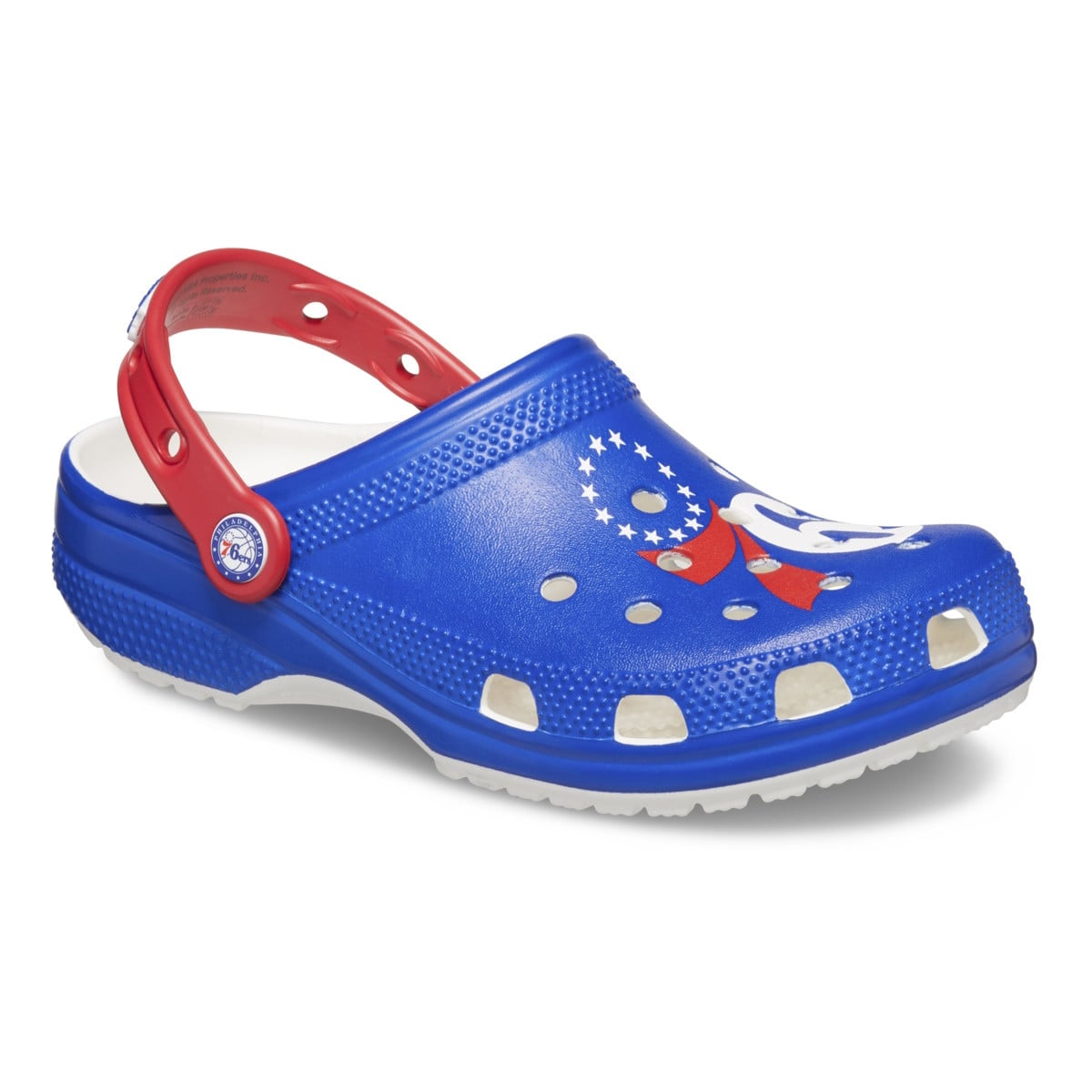 Saboti Crocs Classic NBA Philadelphia 76ers Clog Alb - White - poza 2