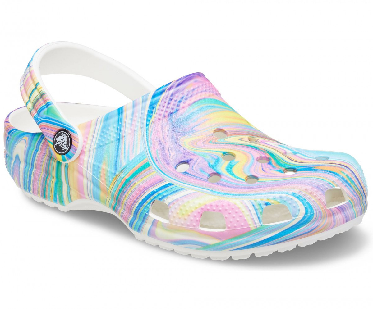 Saboți Crocs Classic Out of this World II Clog Multicolor - Multi/White - poza 2