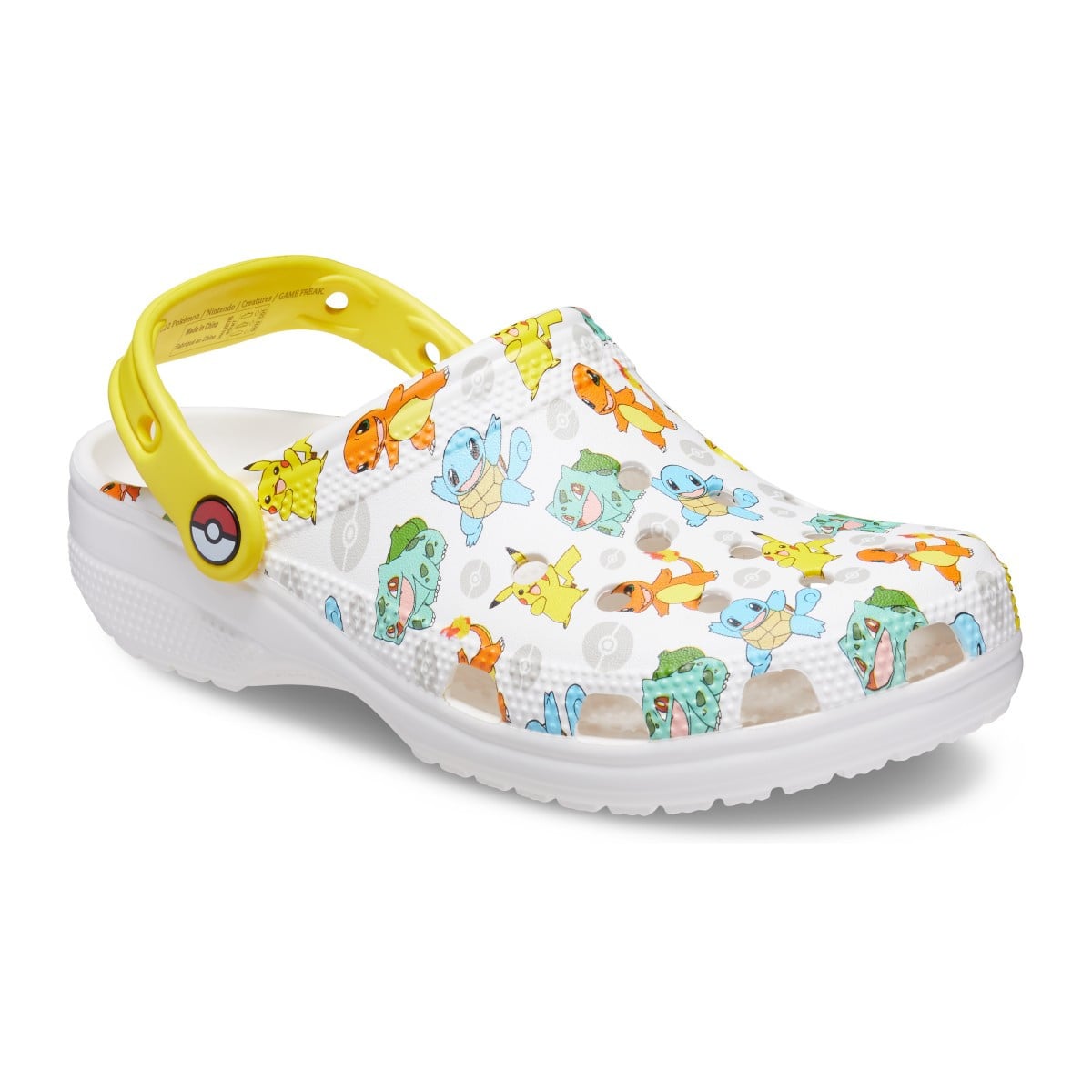 Saboti Crocs Classic Pokemon 2 Clog Alb - White/Multi