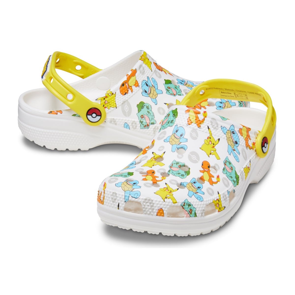 Saboti Crocs Classic Pokemon 2 Clog Alb - White/Multi - poza 5