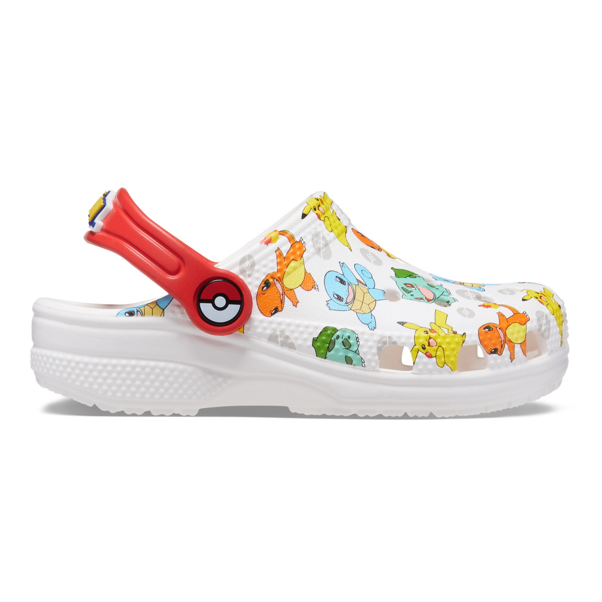 Saboti Crocs Classic Pokemon Clog Kids Alb - White/Multi - poza 2