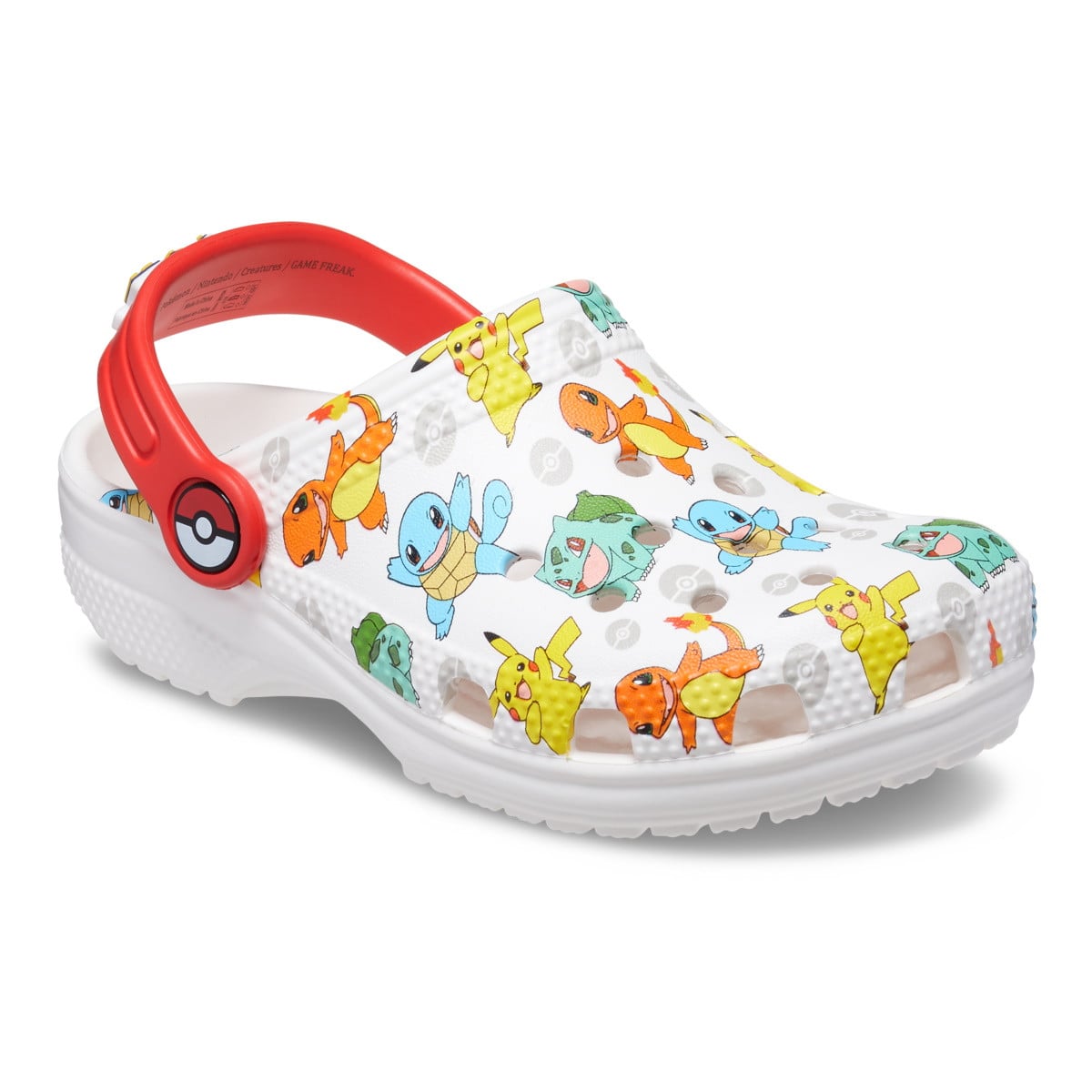 Saboti Crocs Classic Pokemon Clog Kids Alb - White/Multi - poza 1