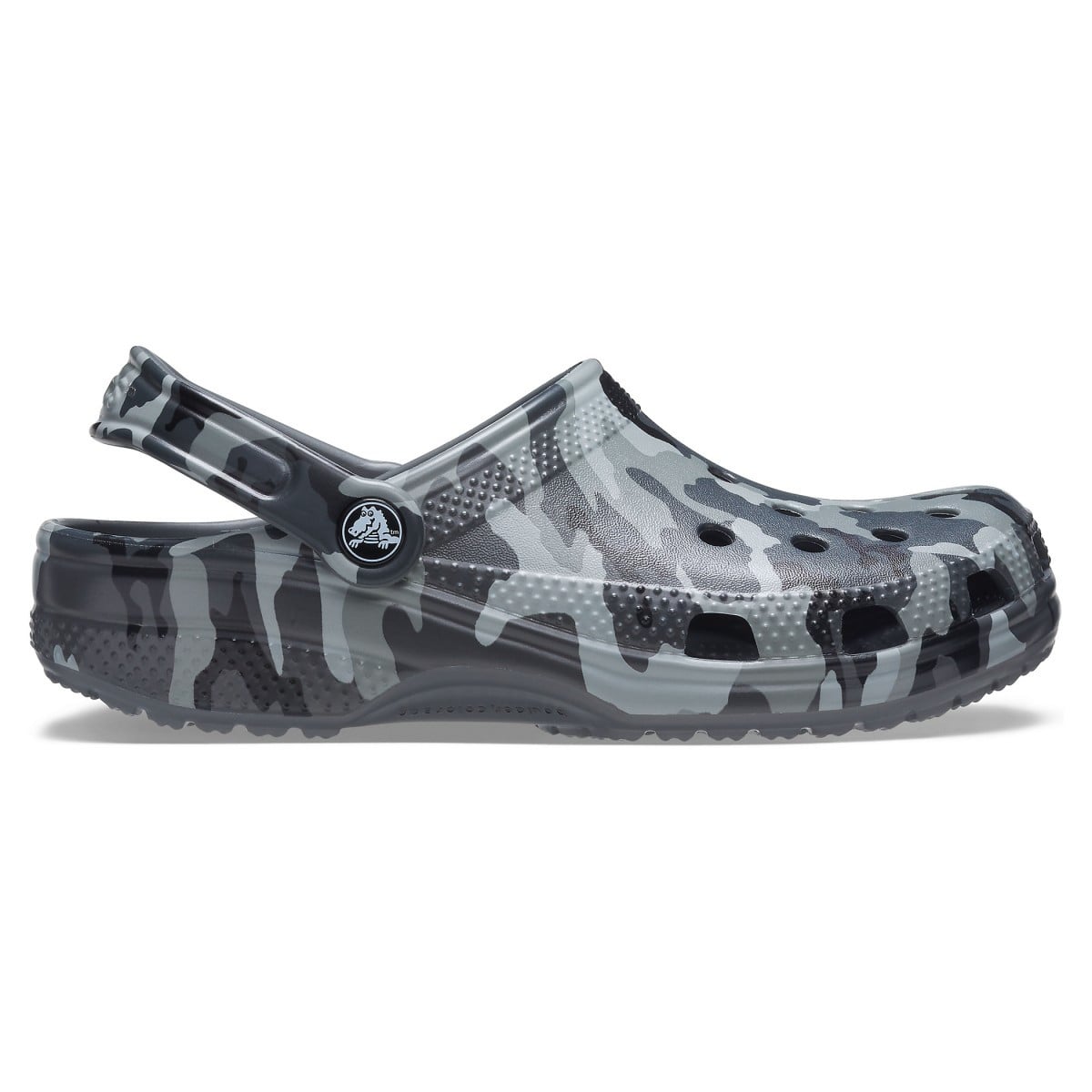 Saboti Crocs Classic Printed Camo Clog Gri - Slate Grey/Multi - poza 1