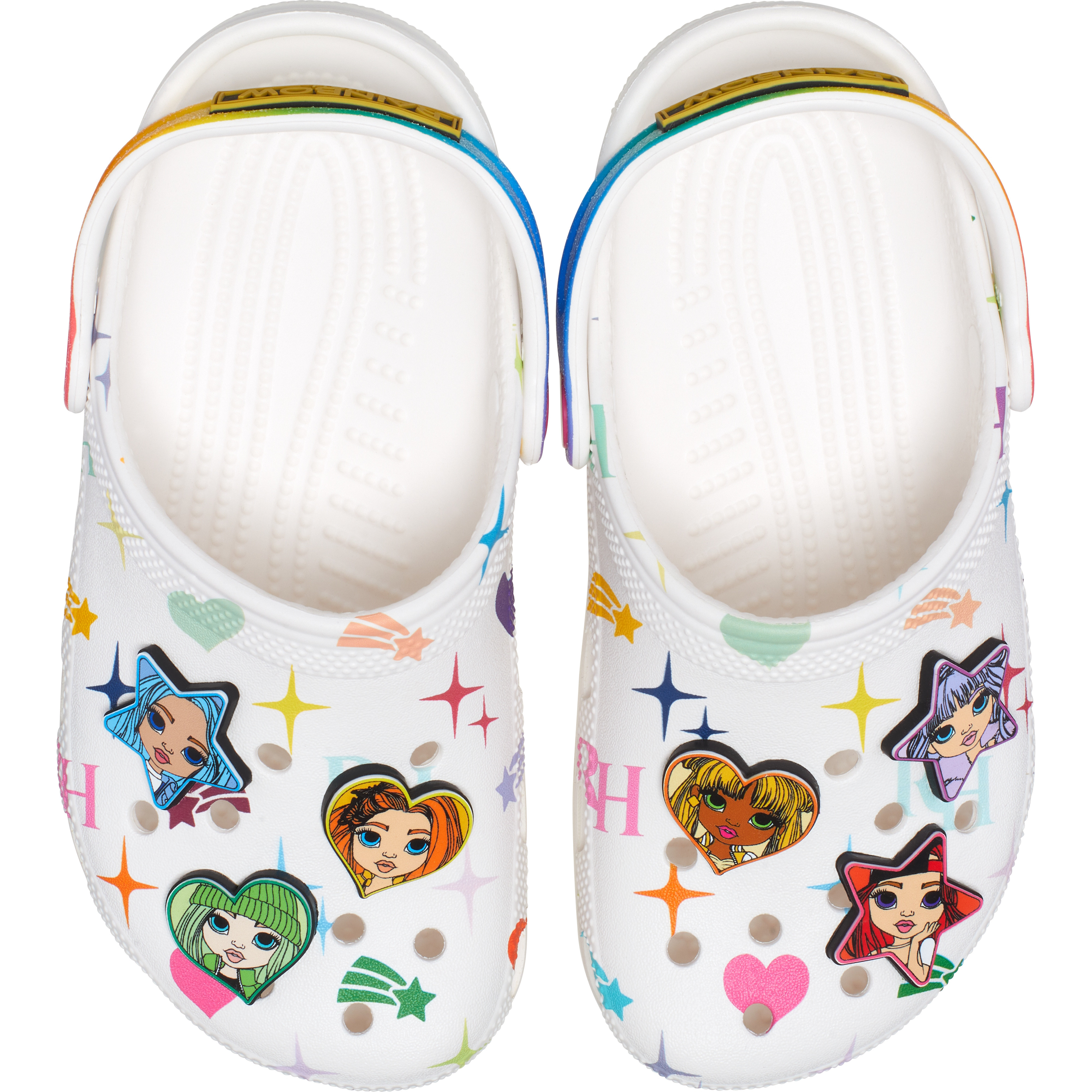 Saboti Crocs Classic Rainbow High Clog Kids Multicolor - Multi - poza 1