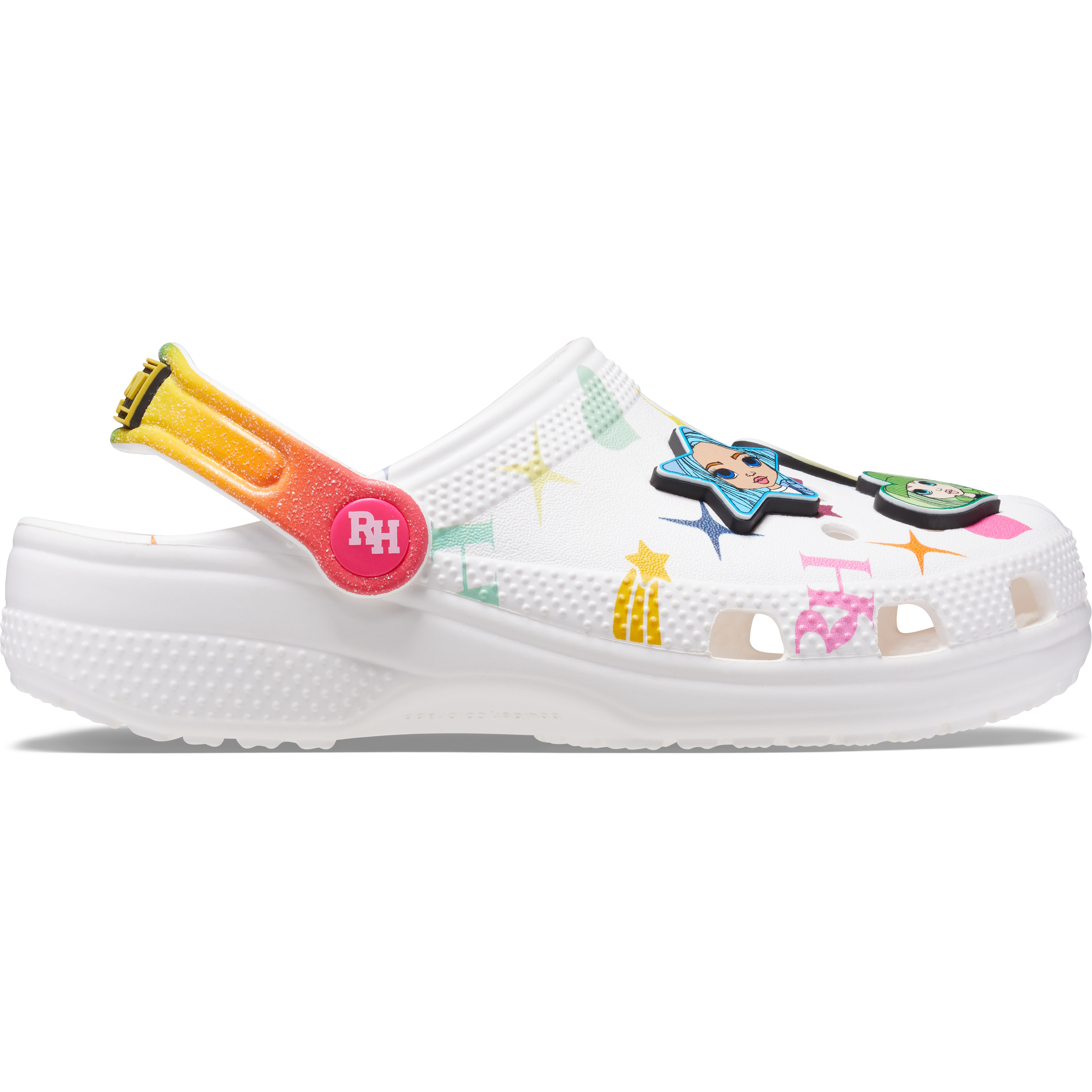 Saboti Crocs Classic Rainbow High Clog Kids Multicolor - Multi - poza 2