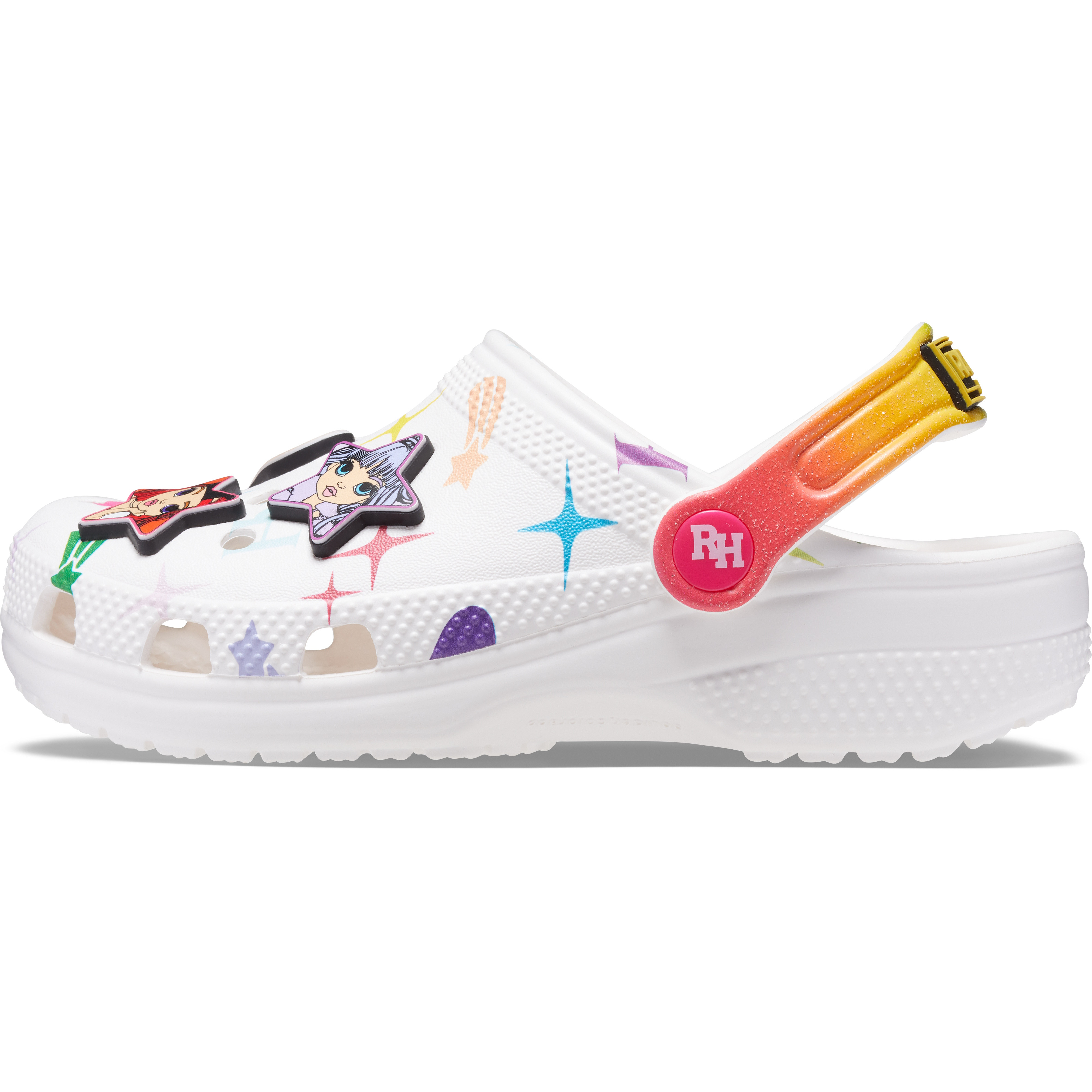 Saboti Crocs Classic Rainbow High Clog Kids Multicolor - Multi - poza 4