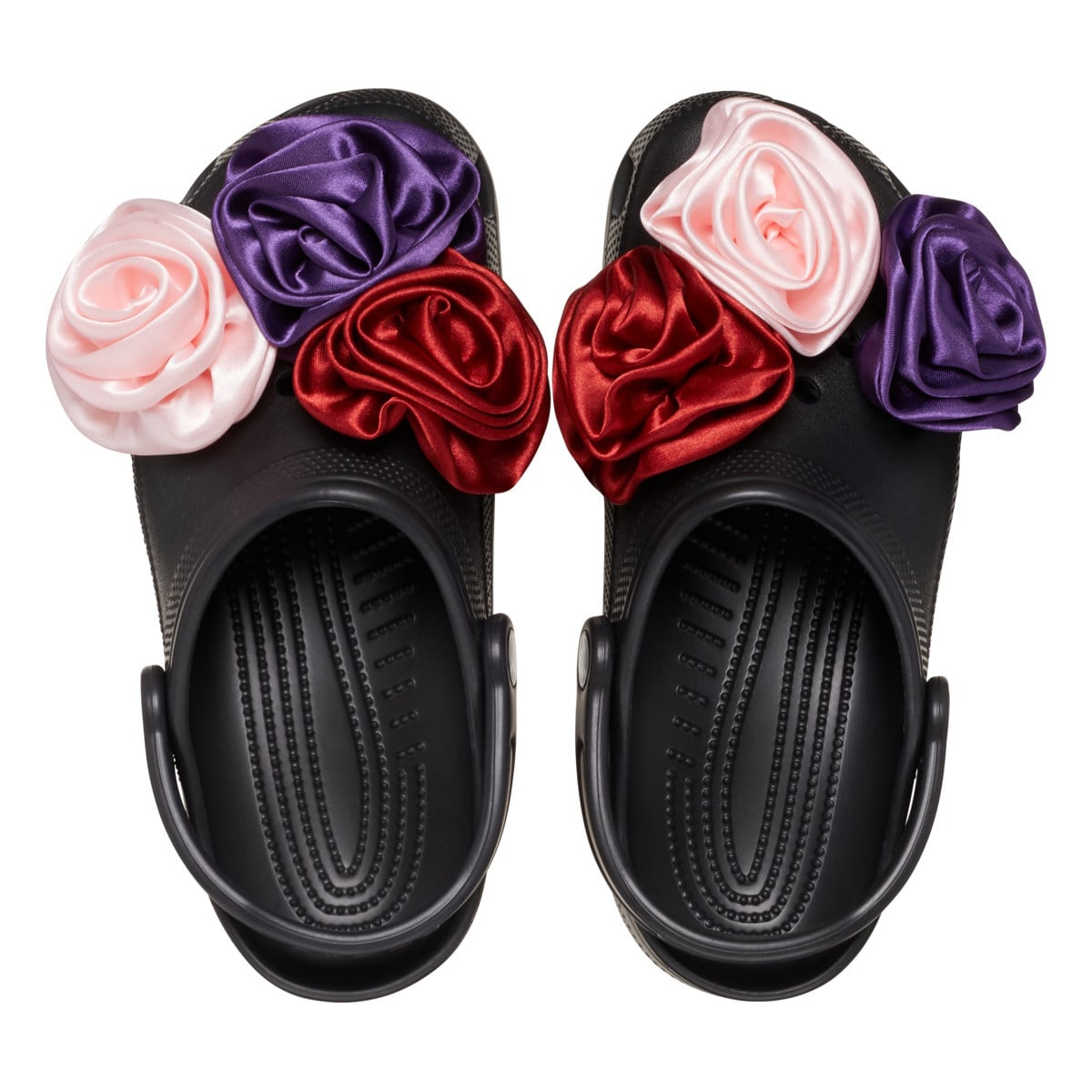 Saboti Crocs Classic Rosette Clog Negru - Black - poza 1