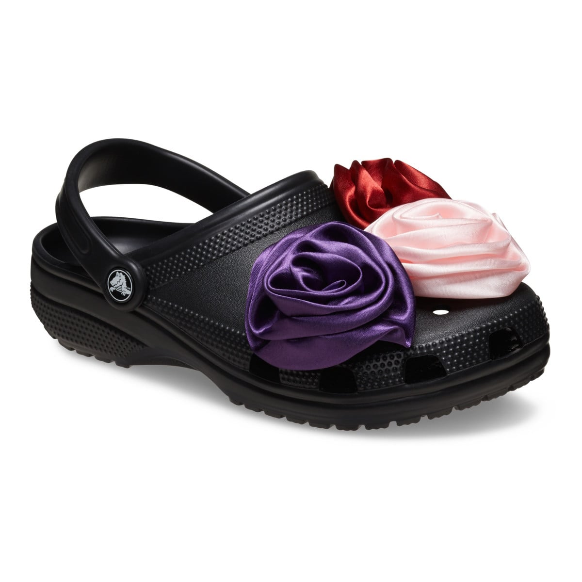 Saboti Crocs Classic Rosette Clog Negru - Black - poza 2