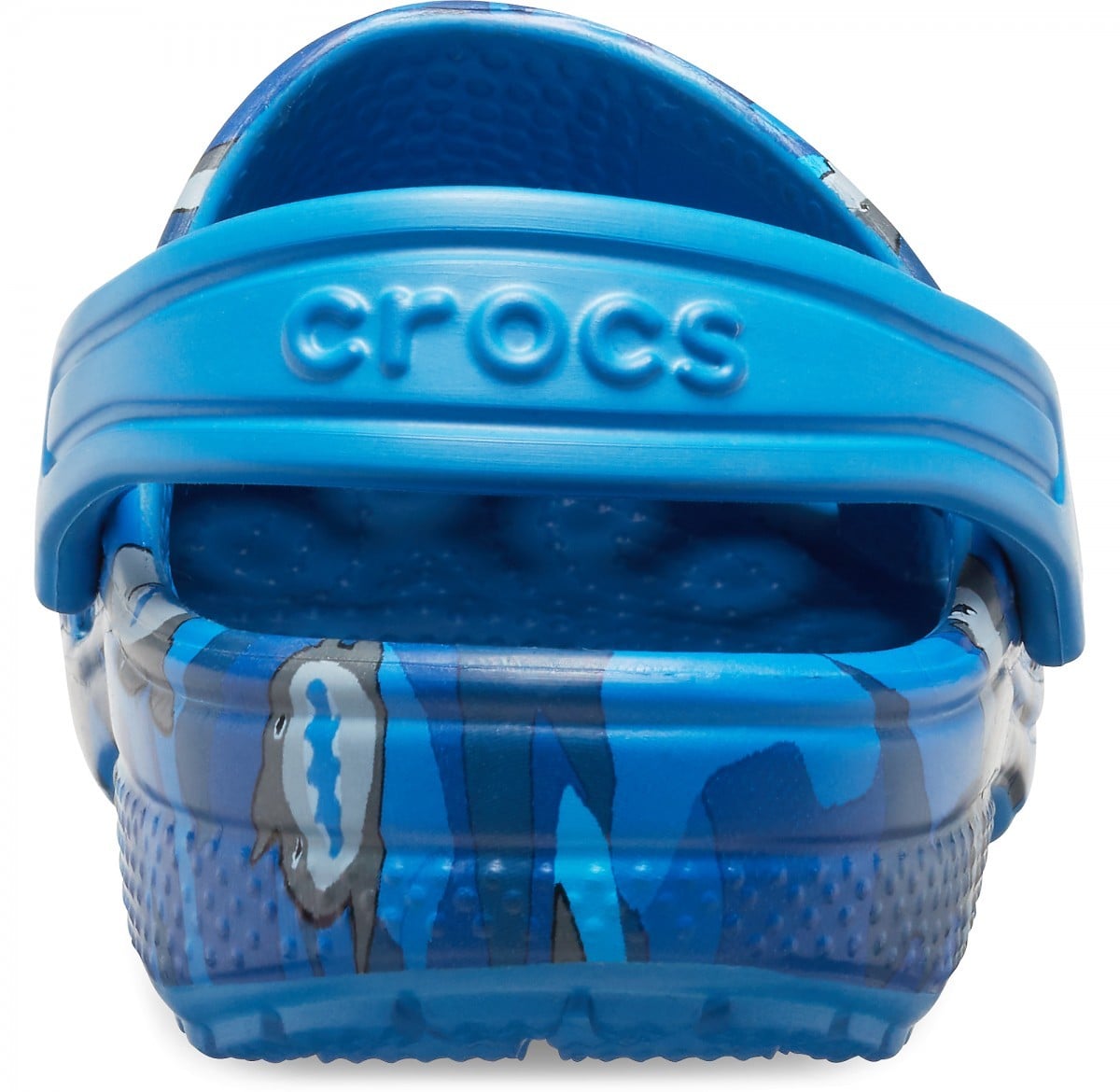Saboți Crocs Classic Shark Clog PS Albastru - Prep Blue - poza 4