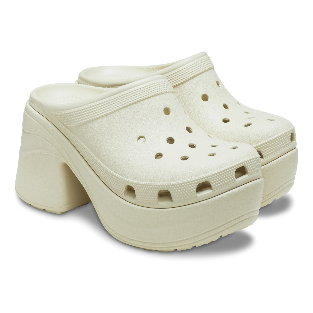 Saboti Crocs Classic Siren Clog Bej - Bone - poza 4