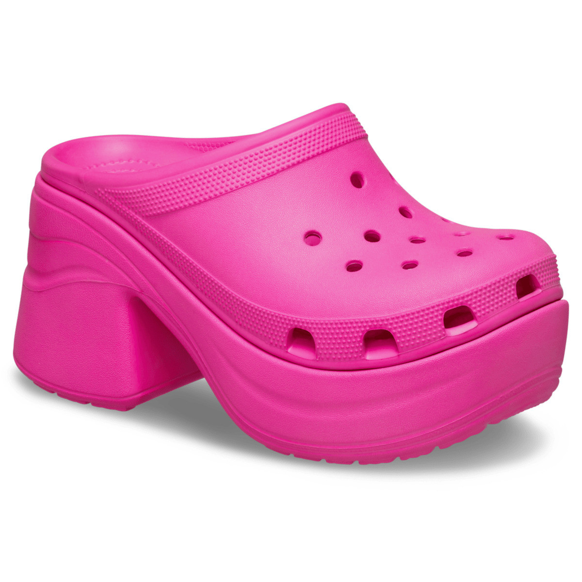 Saboti Crocs Classic Siren Clog Roz - Pink Crush - poza 2