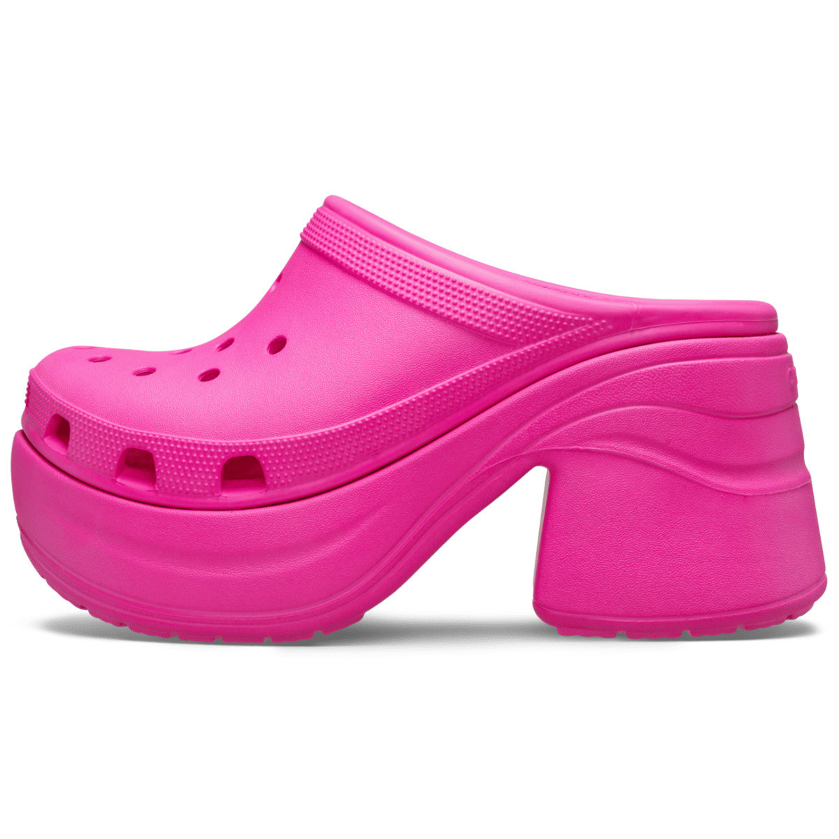 Saboti Crocs Classic Siren Clog Roz - Pink Crush - poza 3