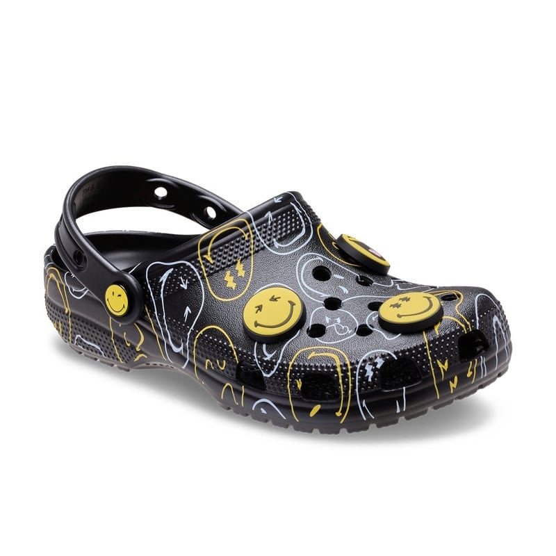 Saboti Crocs Classic Smiley Clog Multicolor - Multi - poza 2