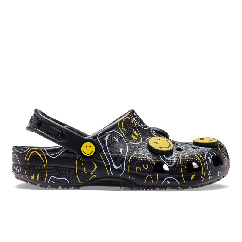 Saboti Crocs Classic Smiley Clog Multicolor - Multi - poza 3