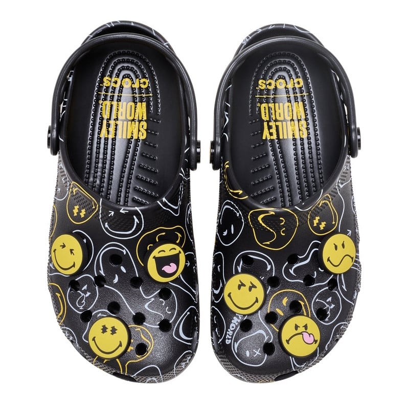 Saboti Crocs Classic Smiley Clog Multicolor - Multi - poza 1