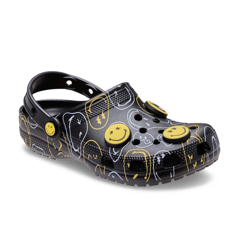 Saboti Crocs Classic Smiley Clog Multicolor - Multi - poza 2