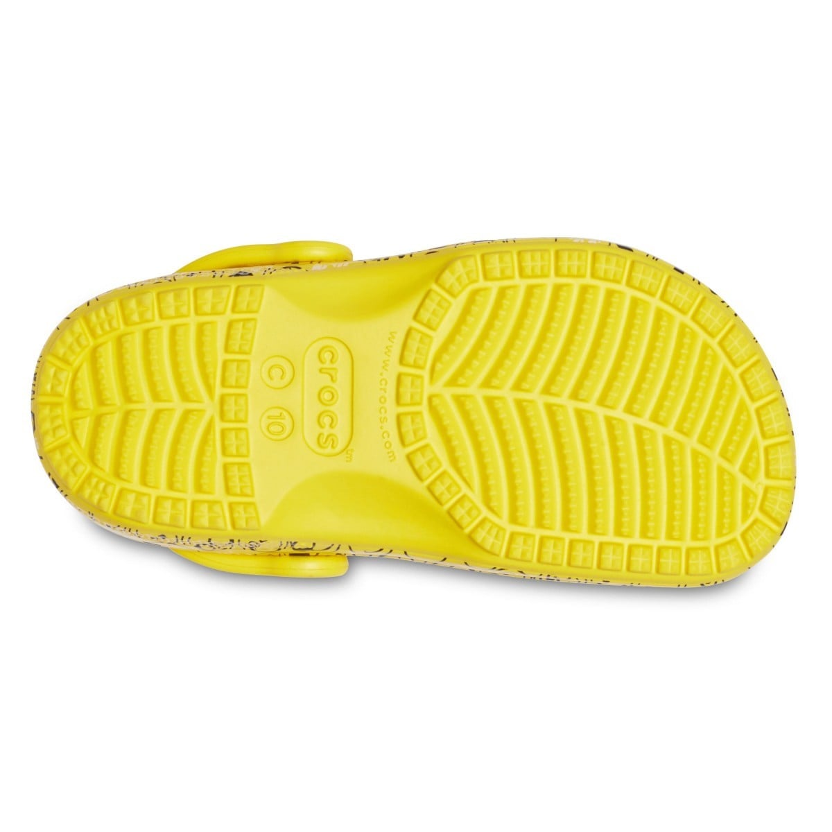 Saboți Crocs Classic Smiley World Clog Alb - White/Multi - poza 4