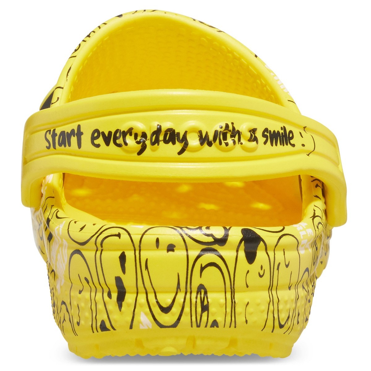 Saboți Crocs Classic Smiley World Clog Alb - White/Multi - poza 5