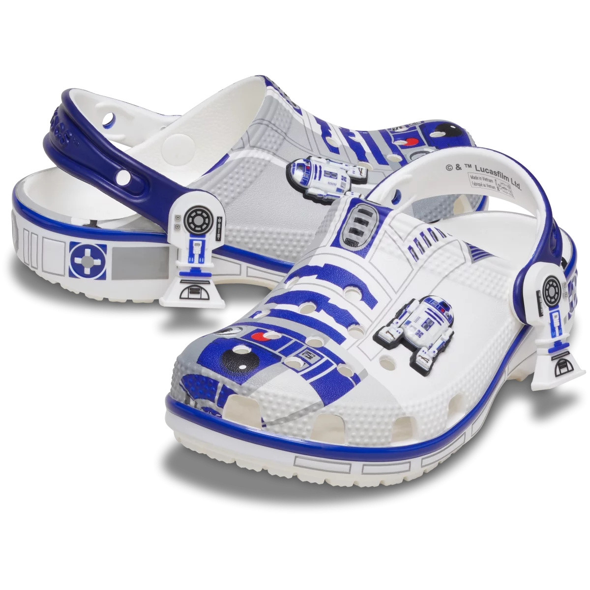 Saboti Crocs Classic Star Wars R2D2 Kids Clog Multicolor - Multi - poza 4