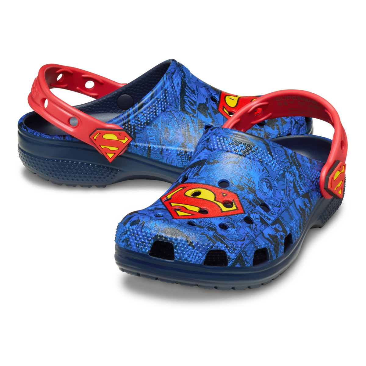 Saboti Crocs Classic Superman Clog Kids Multicolor - Multi - poza 2