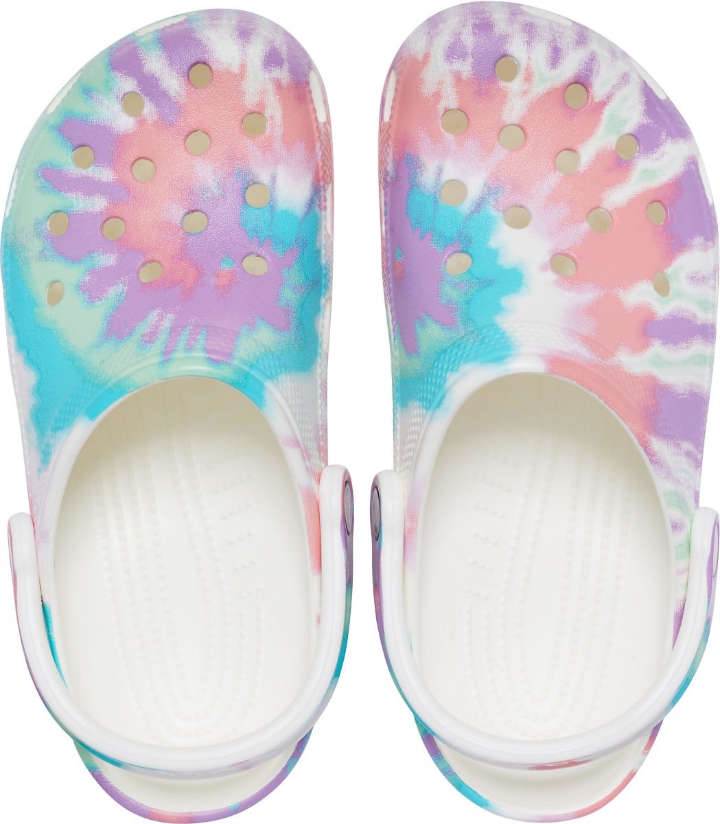 Saboti Crocs Classic Tie-Dye Graphic Clog Multicolor - Fresco/Multi - poza 2