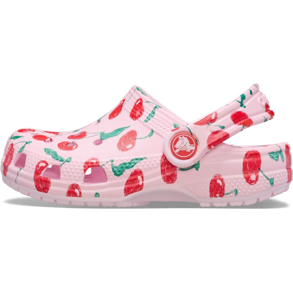 Saboti Crocs Classic Toddler Fresh Fruits Clog Roz - Pink Milk - poza 3