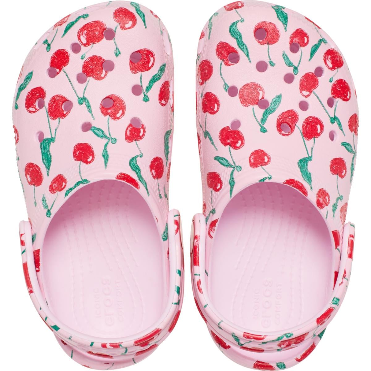 Saboti Crocs Classic Toddler Fresh Fruits Clog Roz - Pink Milk - poza 5