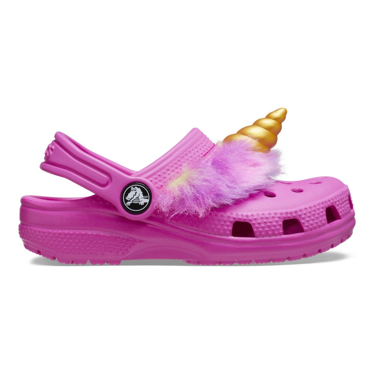 Saboti Crocs Classic Toddler I AM Unicorn Clog Roz - Juice - poza 2