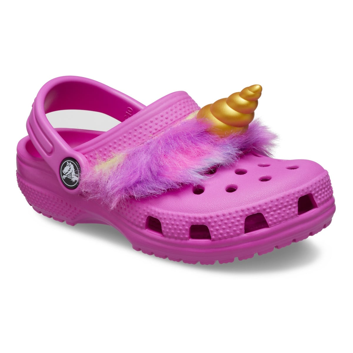 Saboti Crocs Classic Toddler I AM Unicorn Clog Roz - Juice - poza 1