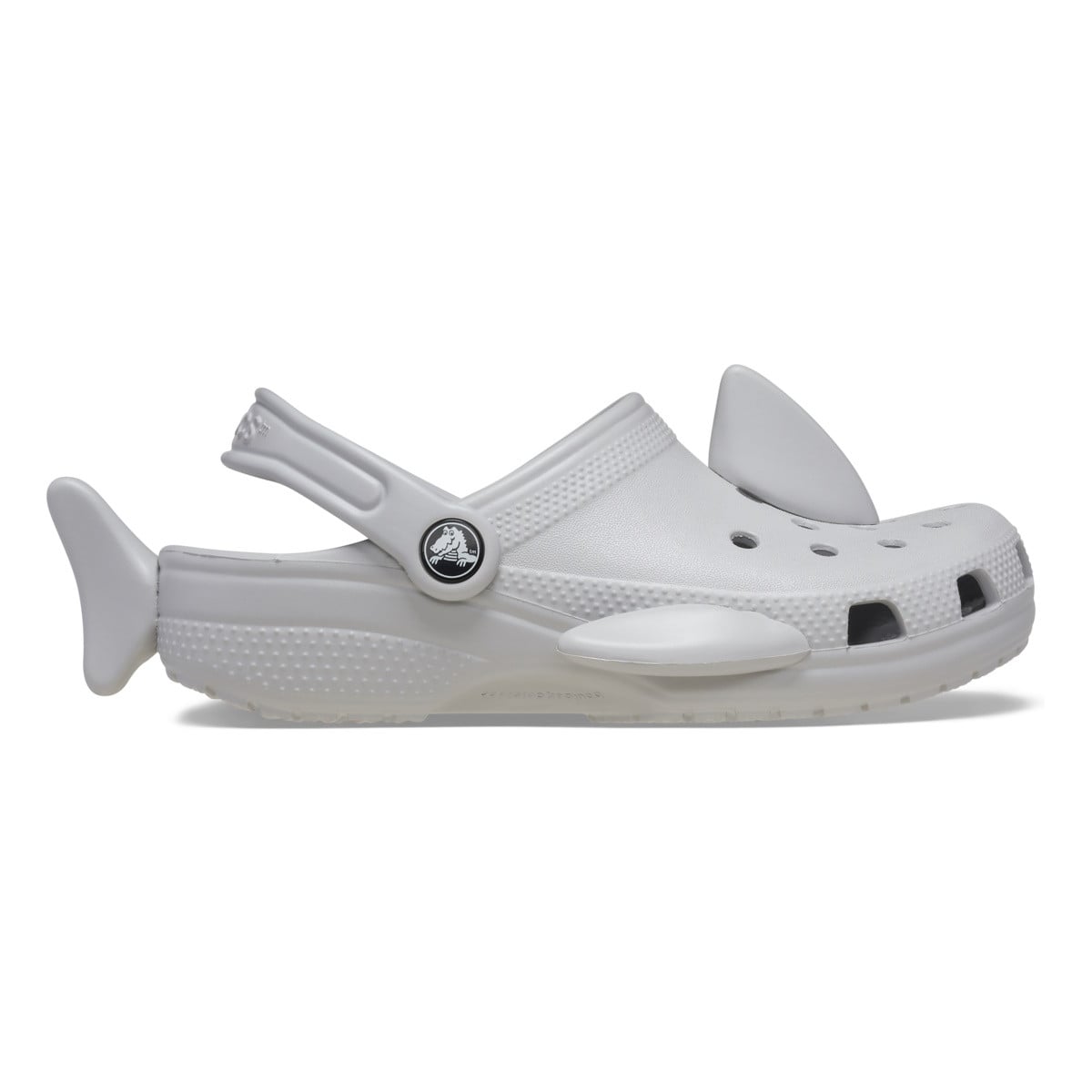 Saboti Crocs Classic Toddler IAM Shark Clog Gri - Atmosphere - poza 1