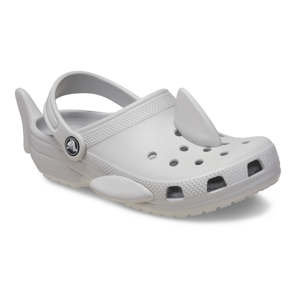 Saboti Crocs Classic Toddler IAM Shark Clog Gri - Atmosphere - poza 2