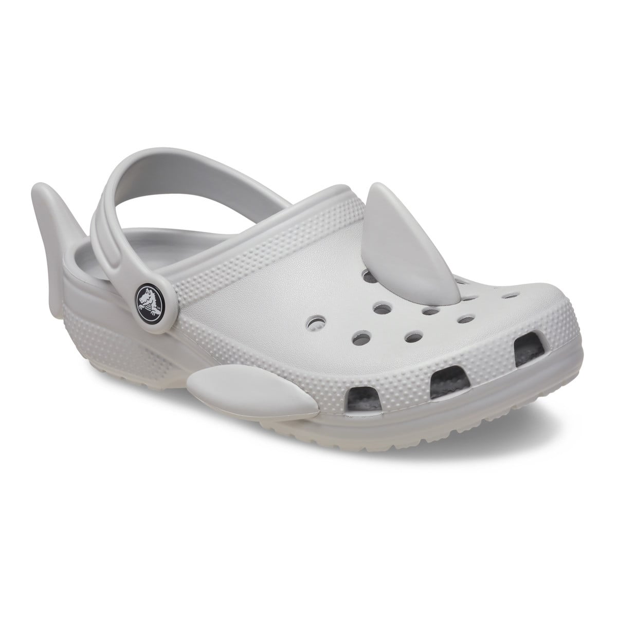 Saboti Crocs Classic Toddler IAM Shark Clog Gri - Atmosphere - poza 2