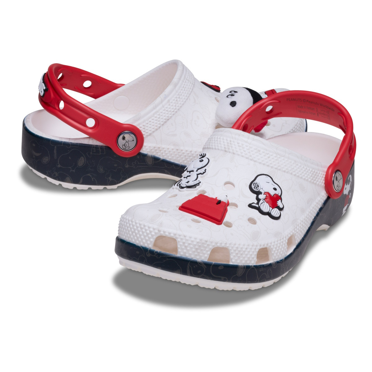 Saboti Crocs Classic Toddler Peanuts Clog Multicolor - Multi - poza 2